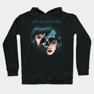 Open Up Your Head Skull Girl Hoodie